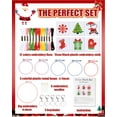 thumbnail image 4 of 6 PCS Christmas Cross Stitch Beginner Kits for Kids 7-13, Starter Cross Kit Sewing Set with Instructions for Backpack Charms, Ornaments and Needle Craft, 4 of 7