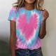 thumbnail image 2 of Tops Cortos para Mujeres Casual de Moda Impreso Cuello Redondo, Camiseta de Manga Corta para el Uso Diario, Fiesta Y Cómodo, 2 of 3