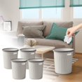 thumbnail image 3 of Heavy Duty Leak Proof Can With Secure Lid And Carry Handles For Odor Control And Waste Management 5PCS, 3 of 5