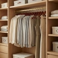 thumbnail image 3 of Unique Bargains 2Pcs Wood Durable Space Saving Home Clothes Hangers Anti-Slip, 3 of 6