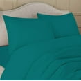 thumbnail image 2 of Duvet Cover Set with Zipper Closure 3-Piece Duvet Cover Set, Oversized Super King (120''x98'')Size with Corner Ties,100% Egyptian Cotton 800 Thread Count, Ultra Soft and Easy Care- (Teal Solid), 2 of 5
