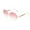 Transparent Pink, variant on Oversized Rimless Sunglasses for Women Fashion Gradient Ladies Shades-2 Pack