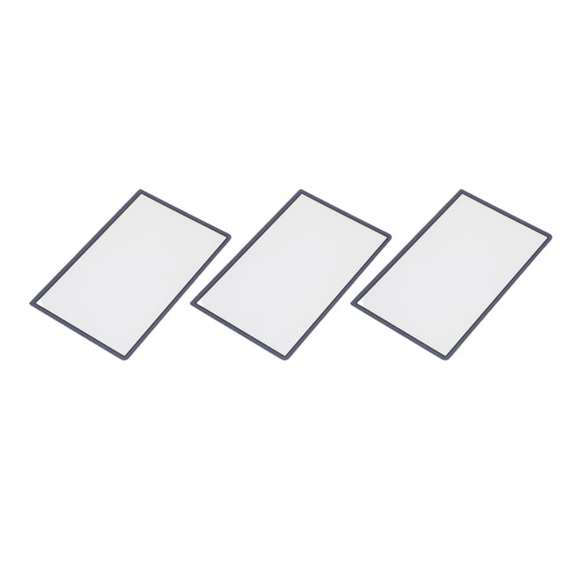 3Pcs Replacement Top Upper Screen Suitable for New 3DS XL, Resin Upper Top Screen Display Repair Parts