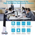 thumbnail image 2 of Document Camera for Teachers, Portable USB Document Camera Scanner with Stand 8MP HD A4 Format Cam Photo Scanner, 2 of 5