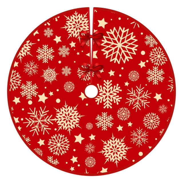 Christmas Tree Stand for Artificial Trees Christmas Ornaments Christmas Tree Skirt Printed Tree Skirt Home Christmas Tree Decoration Christmas Decorations Tree Ornaments