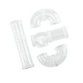 thumbnail image 4 of Hamster Tubes, Adventure External Pipe Set Transparent Hamster Cage Accessories Toys to Expand Space DIY Connection Tunnel Rat Toy Clear, 4 of 10