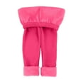 thumbnail image 6 of Jinhomg Fleece Lined Leggings Kids Winter Thick Thermal Tights for Girls Elastic Wasit Full Length Pants Hot Pink (3-12 Years), 6 of 7