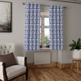 thumbnail image 2 of Ambesonne Grommet Curtain, , 50"x72", White and Dark Lavender, 2 of 5