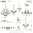 thumbnail image 2 of Livex Lighting - Beckett - 18 Light Foyer in Industrial Style - 44 Inches wide, 2 of 10