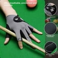 thumbnail image 4 of Left Hand Billiards Gloves Thin Breathable Pressure Anti Slip Half Finger G, 4 of 9