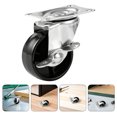 thumbnail image 1 of WRISTBIQUE 4Ud Giratorias Con Para Muebles Silenciosas De Caucho Negro Resistente, 1 of 8