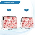 thumbnail image 4 of FORMRS 15"-15.6" Laptop Sleeve Protective Case Soft Carrying Quilted Computer Bag Cover, Bunnies and Hearts, 4 of 7