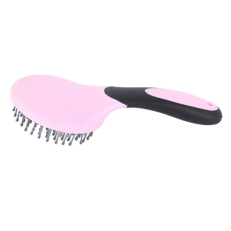 M Buder Horse Hair Comb Multipurpose Cleaning Massage Brush Comfortable Grooming Tool for Equine Cats Dogs Long Haired Pets Assorted Colors (10 inches / 25.4 cm)