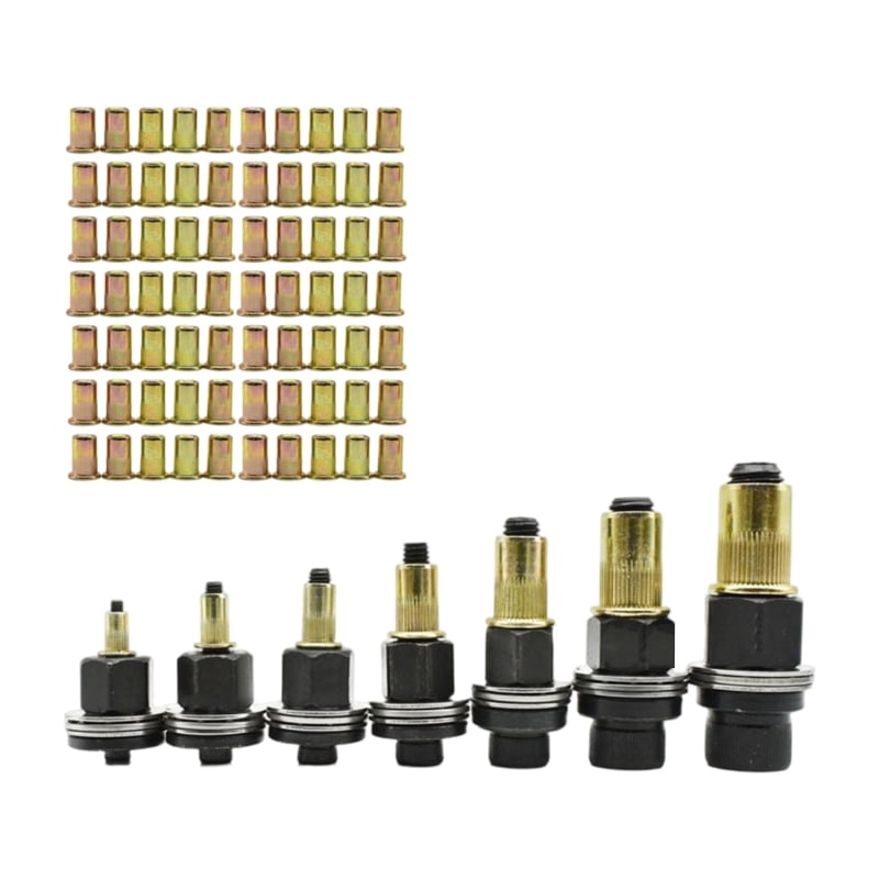 Comprehensive Rivet Nut Set 77 Pcs with Multiple Size 3mm to 12MM Versatile Fastener for DIY & Professional Applications