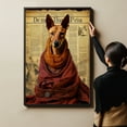 thumbnail image 4 of Pharaoh Hound Dog Bathroom Decor - Funny Bathroom Decor Wall Art, Dog Bathroom Wall Art and Animal Canvas, Dog Bathroom Canvas, 4 of 4