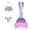 B, variant on 【Uhome】3PCS Girls Mermaid Swimsuit Hot Spring Bikini Bathing suits with Fish Tail Kids Beach Costume Set 3-12Y