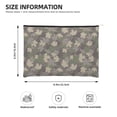 thumbnail image 3 of Zufioo Camouflage maple Print DuPont Paper Portable Toiletry Bag, 8.9x6.5 inch Zippered Hand-held Paper Cosmetic Bag Storage Tool Kit, 3 of 7
