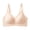 Beige, variant on Jamicy Bras for Women with Support Wireless Seamless Padded Bralettes No Underwire Tshirt Everyday Comfort Underwear Daily Bra