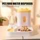 thumbnail image 5 of Dispensador De Agua Y Comida Para Mascotas, Comedero Automático Para Gatos De Diseño 2 En 1 Con Dispensador De Agua De 1 Litro Y Dispensador De Comida De 2 L, Ventana, 5 of 7