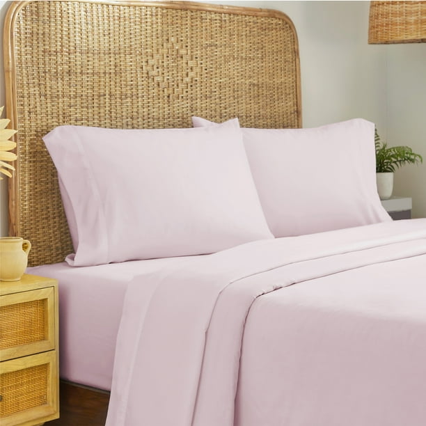 California Design Den 600 Thread Count 100 Cotton Sateen Weave Sheet