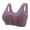 Z01-Purple, variant on Sopiago Women's Front Button Bras,Plus Size Soft Cup Comfort Brassiere Floral Graphics Underwire Easy Close Full Coverage Pink,38