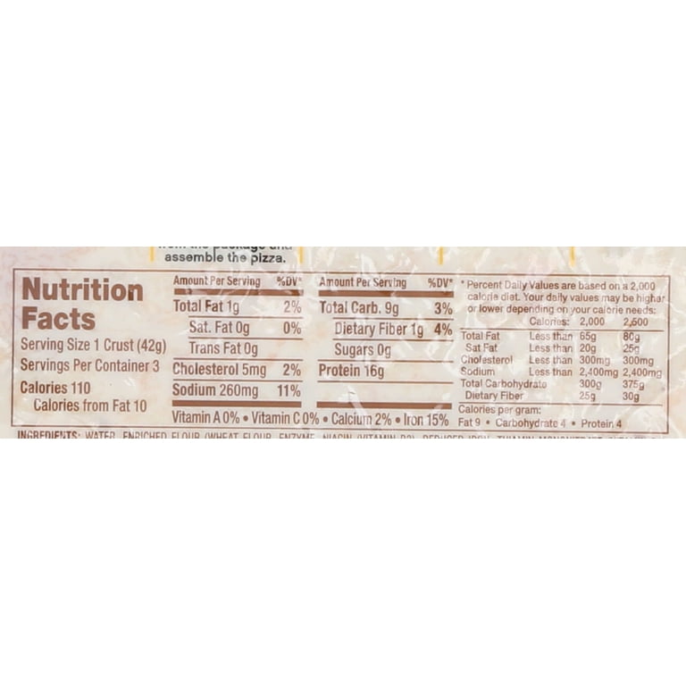 Golden Home 12" Ultra Thin Pizza Crusts - Pre-Made, Ready To Top, 14.25 Oz Each | Pack Of 10