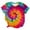 A-Multicolour, variant on Tiweut Women Tshirt Tie Dye Graphic Print Short Sleeve Round Neck Loose Tee Regular Tops