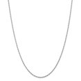 thumbnail image 1 of 14k White Gold 30 Inch 2mm Diamond Cut Quadruple Rope Chain Necklace Pendant Charm, 1 of 9