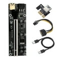 thumbnail image 1 of stanreset PCI-E Riser Board with LED Extender with 8 Solid Dynamic Light PCI- 6 Pin Extender with 8 Solid Capacitors No.01, 1 of 6