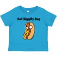 thumbnail image 3 of Inktastic Hotdog Hot Diggity Dawg Boys or Girls Toddler T-Shirt, 3 of 5