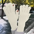 thumbnail image 5 of Women's Fingerless Winter Gloves with Touchscreen Capability for Mobile Use and Fleece Lining for Cycling, 5 of 8