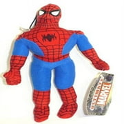 Marvel Spiderman Plush Doll - 9in Spider-man Super Hero Stuffed Figure w/ Suction Cups