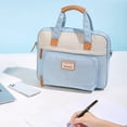 thumbnail image 2 of Bolso portátil para computadora portátil de mujer, bolso de hombro de 13,3 pulgadas, 14/15,6 pulgadas, bolso de viaje de negocios que combina con todo, 2 of 6