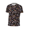thumbnail image 6 of Wukai Daisies Flowers Print Men's Short-Sleeved Mesh T-Shirt,Quick-Dry Short Sleeve Workout T-Shirt-XX-Large, 6 of 8