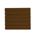 thumbnail image 2 of The Great American Store- 600 TC CottonPack of 6 Fitted Sheet / Bottom Sheet 21 Inch Deep Pocket (Solid Chocolate, Twin) - ALL ROUND ELASTIC FOR PERFECT FIT, 2 of 4