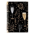 thumbnail image 3 of joogoo Spiral Journal Notebook Wine Fireworks College Ruled Notebooks 8.3" x 5.7" 2 PCs, 3 of 8