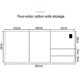 thumbnail image 3 of SZTXJ Green Sofa Armrest Organizer, Multi-Function Foldable Tote Bag Hardware Sofa Armrest Storage for Magazines Phone TV Remote Control, 3 of 4