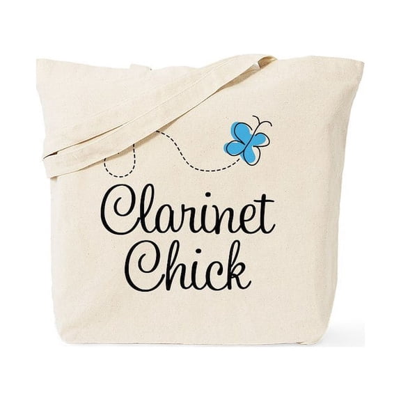 CafePress - Fun Clarinet Chick Tote Bag - Unisex Canvas Tote Bag, Beige, 1-Piece