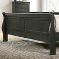 thumbnail image 4 of Furniture of America Jussy Transitional Solid Wood Queen Sleigh Bed in Gray, 4 of 4
