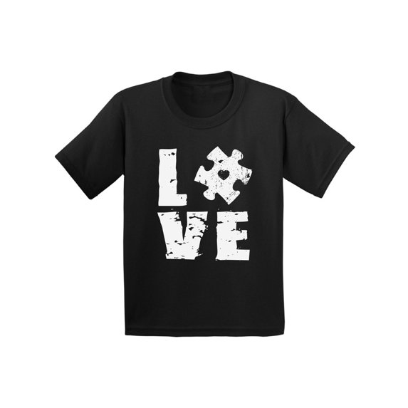 Awkward Styles Love Puzzle Toddler Shirt Autism Awareness Shirts for Kids Autism Love Puzzle T Shirt Autism Awareness Puzzle Tshirts for Kids Autism Toddler Shirts Autism Gifts for Boys and Girls