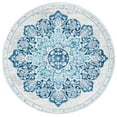 thumbnail image 2 of SAFAVIEH Brentwood Cantor Oriental Area Rug, Navy/Light Gray, 6'7" x 6'7" Round, 2 of 10