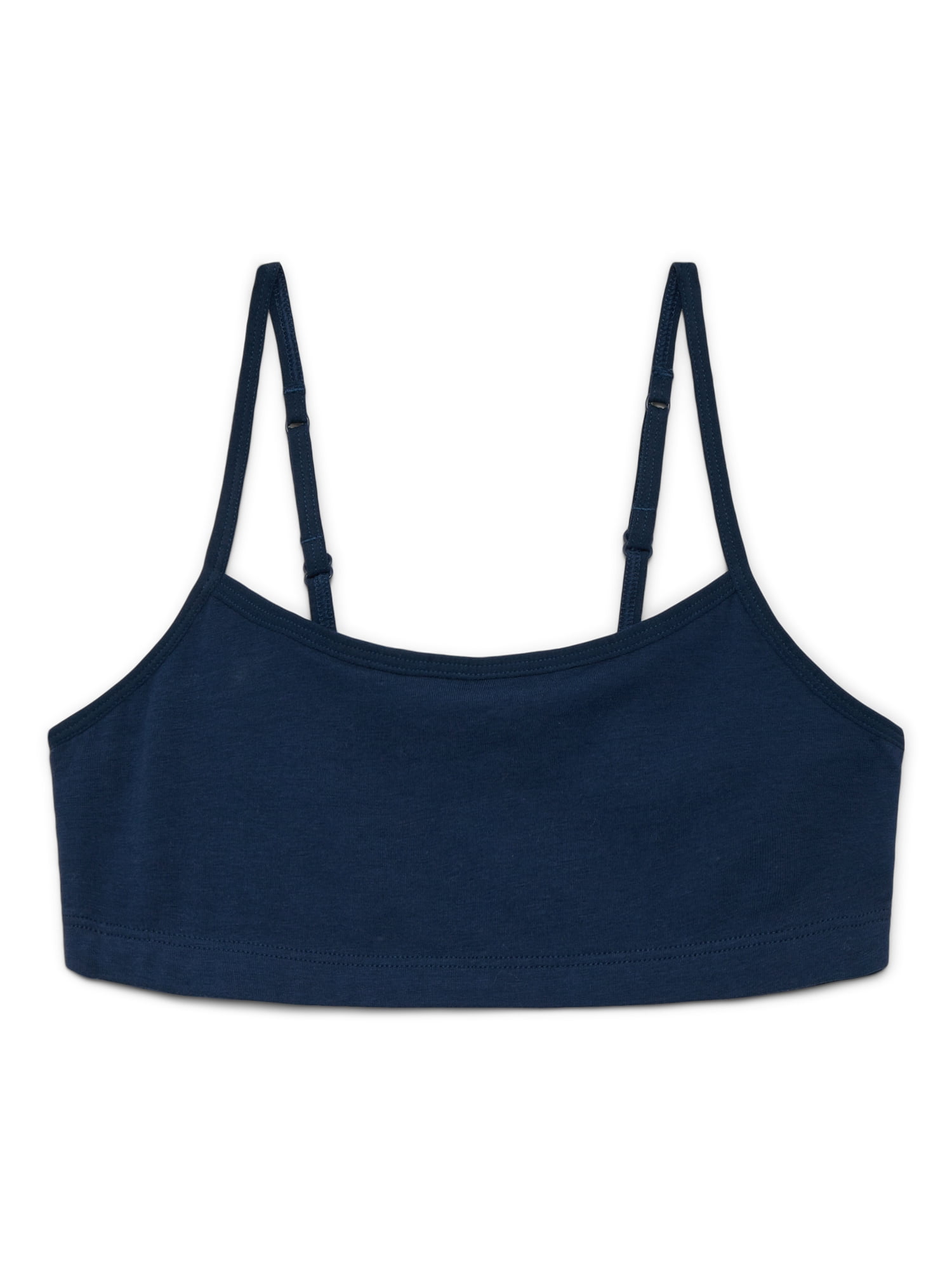Wonder Nation Girls Cotton-Blend Bralette Bundle, 5-Pack, Sizes XS-2XL