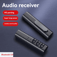 thumbnail image 2 of Receptor de audio Bluetooth 5.0 con conector auxiliar de 3,5 mm, receptor de audio portátil para auriculares y altavoces., 2 of 7