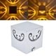 thumbnail image 4 of luz de techo de aluminio sala de estar luces de techo luces led para techo de cocina Luz de techo LED 3W Diseo hueco Material de aleación de aluminio 360 ° Lámpara de techo, 4 of 8
