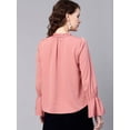 thumbnail image 5 of Zima Leto Women's Ruffled Pearl Embellished Collar Top, 5 of 9