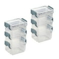 thumbnail image 2 of MasteelfCA 6 Pcs Desktop Storage Cases Transparent Jewelry Organizers Stackable Boxes, 2 of 8