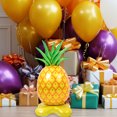 thumbnail image 2 of Pineapple Shaped Inflatable Balloon in Hawaiian Style for Adornment with Bright Yellow Color and, 2 of 9