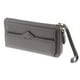 thumbnail image 4 of Cartera de mujer Cartera grande Organizador de tarjetero de embrague Monedero para mujer gris, 4 of 9