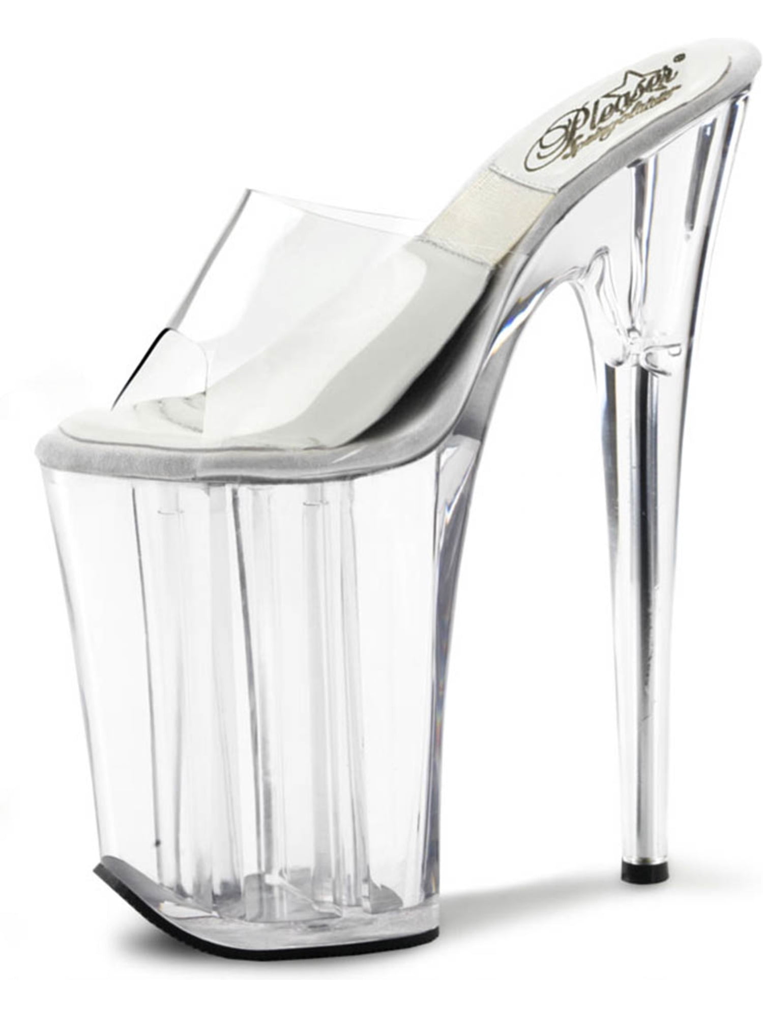 clear sandals size 9