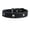 Black, variant on Genuine Leather Studded Dog Collar, Black, 1.5" Wide. Fits 16.5"-20" Neck Size Amstaff
